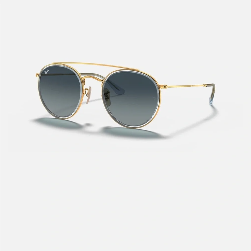 Round Double Bridge Raybans - Picture 1 of 5
